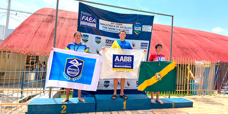 Atleta da AABB é campeão da Copa Amazônica de Natação