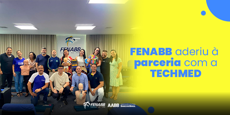 FENABB adquire o desfibrilador da Techmed e treina colaboradores