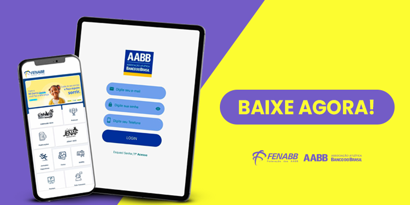 Seja inovação: conheça os Apps FENABB e AABB Clube   