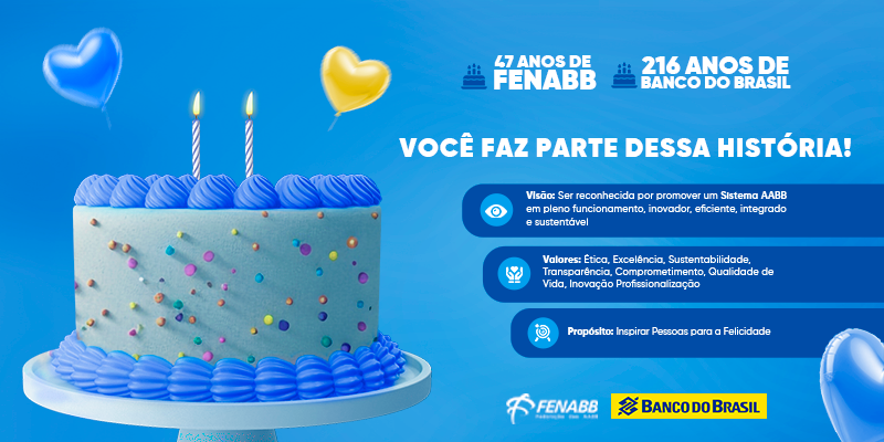 FENABB e Banco do Brasil celebram mais um aniversário