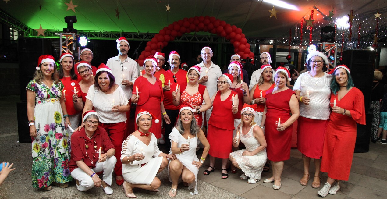 A magia do Natal solidário invadiu a AABB Porto Alegre