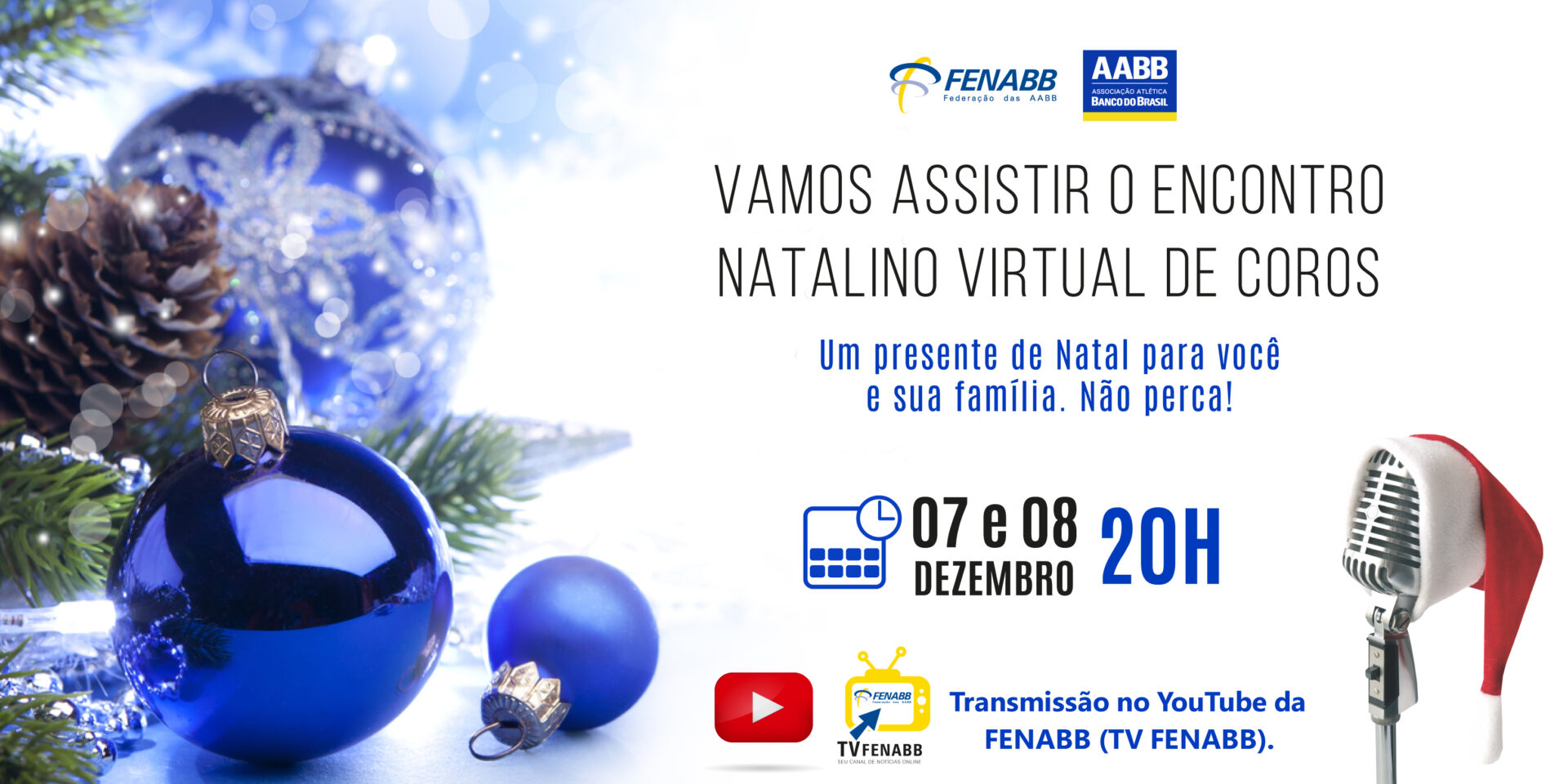 Encontro Natalino Virtual de Coros começa nesta terça-feira (7)