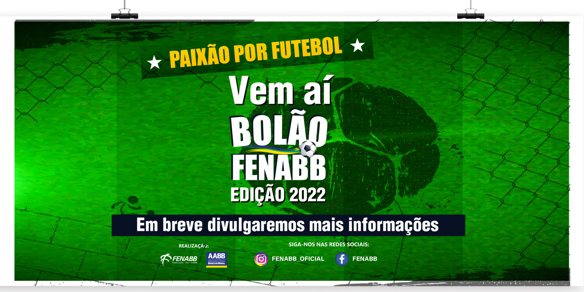 Bolão FENABB 2022 vem aí