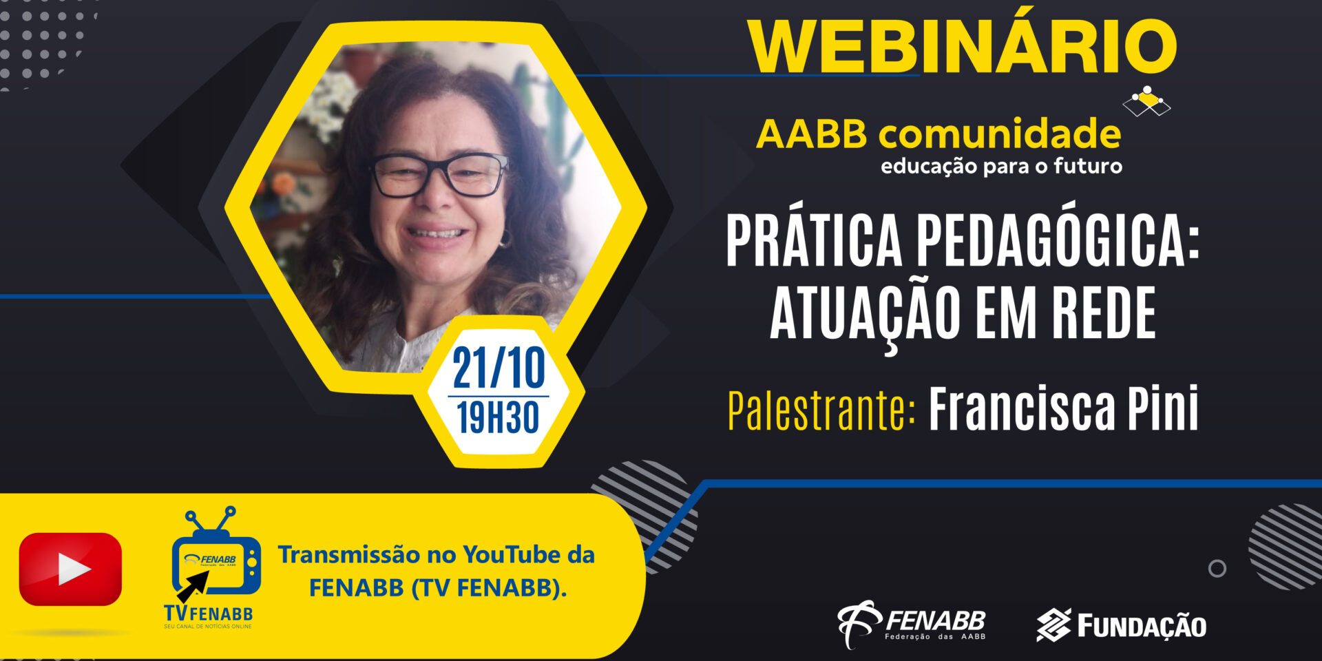 Prática pedagógica: atuação em rede é tema do Webinário AABB Comunidade