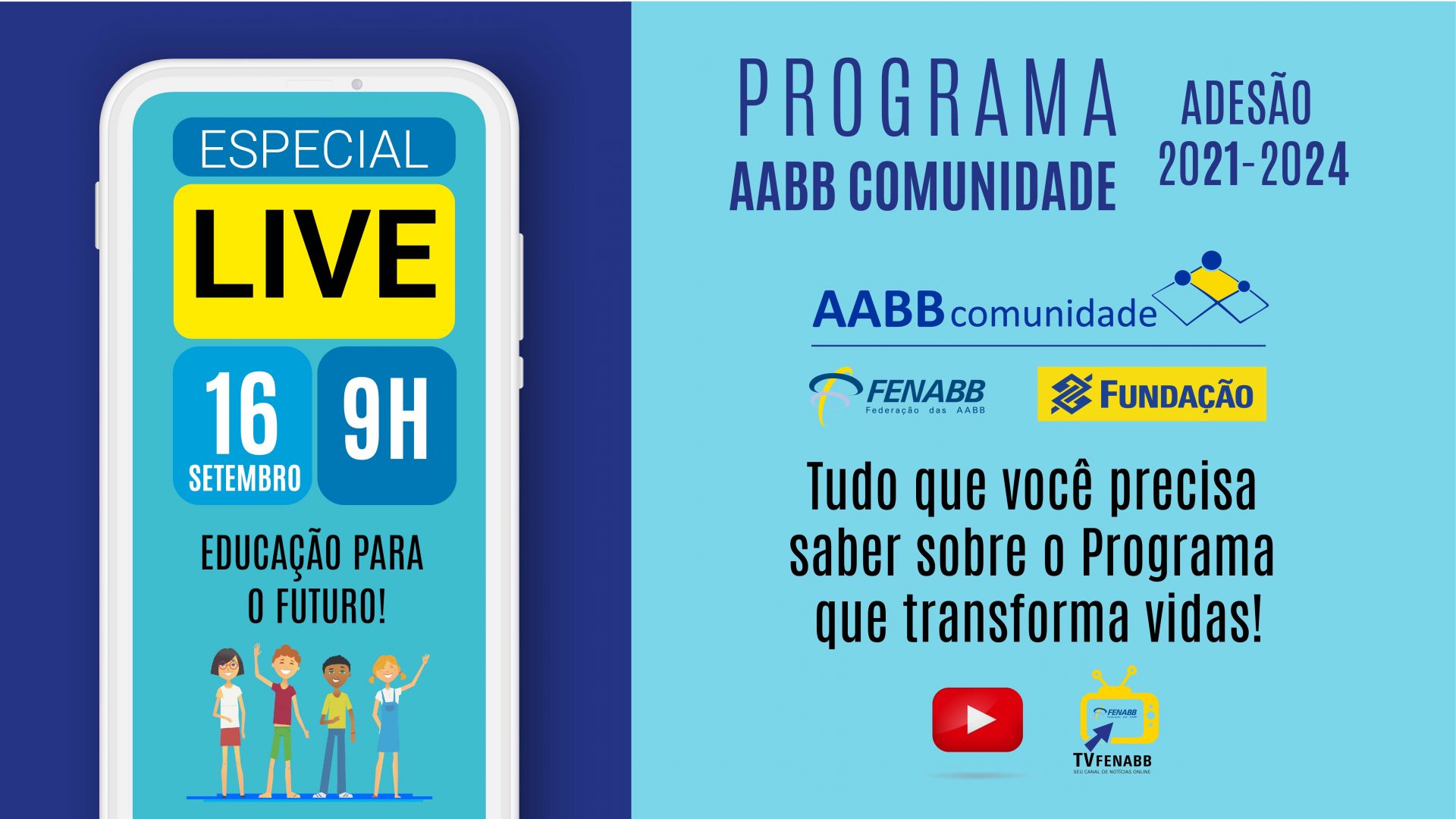 FENABB promove live sobre AABB Comunidade