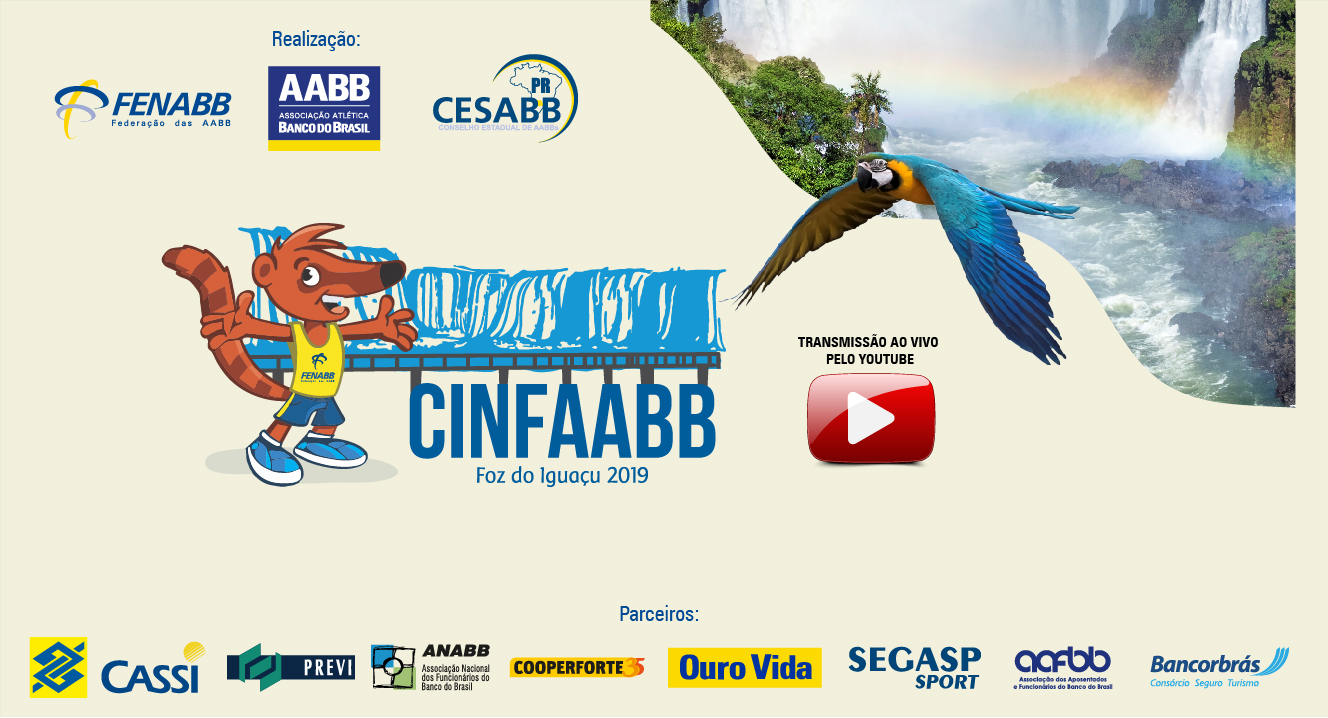 Sorteio ao vivo dos grupos do CINFAABB 2019